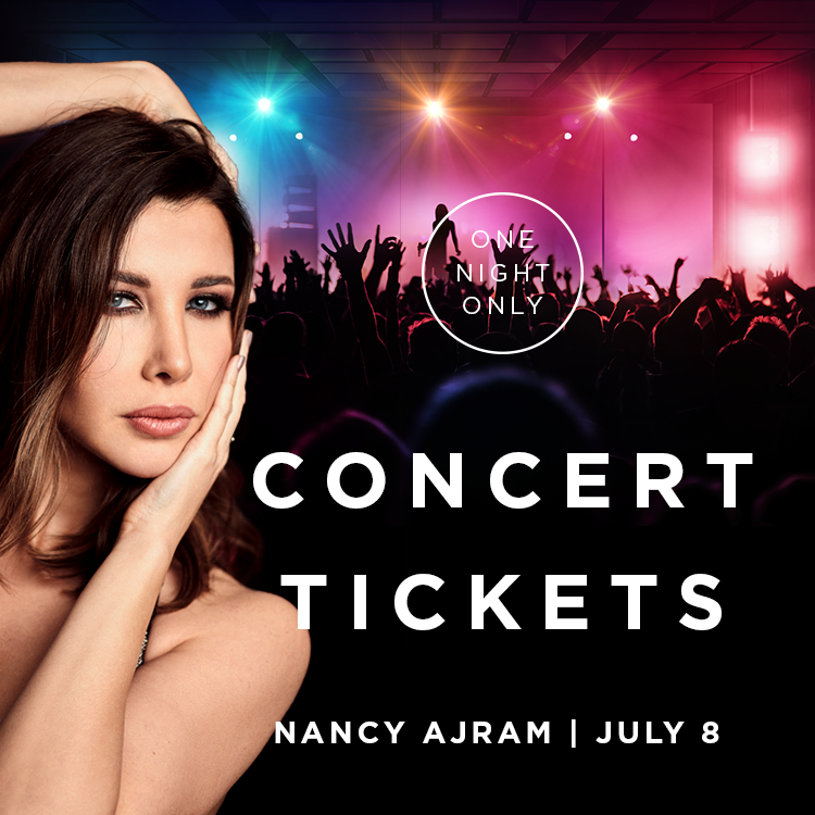 Nancy Ajram Concert Tickets I City of Dreams Mediterranean